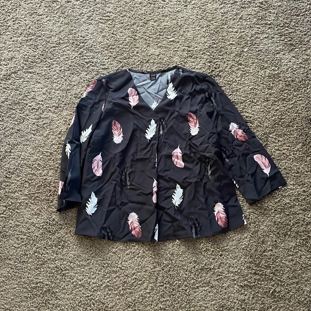 NEVER WORN Feather Blouse
